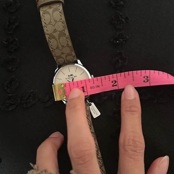 Coach Watch with Taupe Strap and Silver Dial - Picture 7 of 7